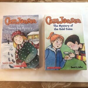 Lot of 9 new CAM JANSEN Mystery Books / David Adler / Scholastic / Detective